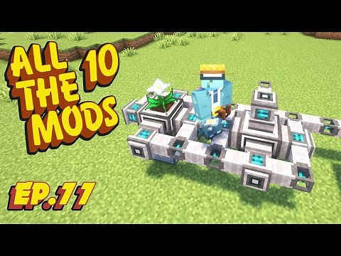 End Game Fast High Yield Mystical Agriculture Farm - Simulated Hydroponic Beds -Ep77 ATM10 Minecraft