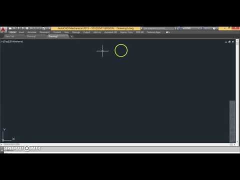 AutoCAD Mechanical 2017 Tutorial Part 1