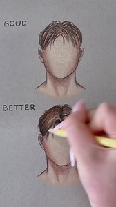 How To Draw Realistic Hair Artist: Nikola Kordas #drawingtutorial #asmr #howtodraw | Franciszek Bielak