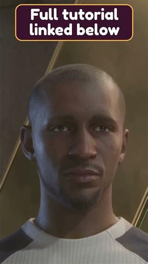 Jermain Defoe Face Tutorial in FC26 (Full Tutorial on My Channel)