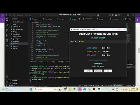 pid auto manual code for python