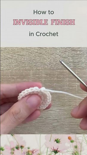 Crochet TipsㅣHow to Invisible Finish in CrochetㅣInvisible Join