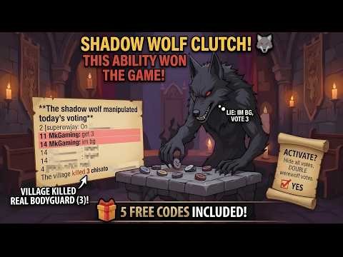 The Shadow Wolf Play That SAVED The Game! (5 FREE CODES) | Wolvesville