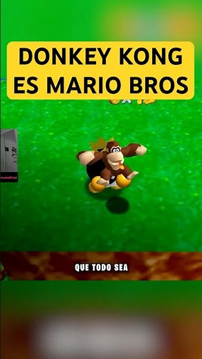I swapped Mario for Donkey Kong in Mario 64 😱 #supermario #supermariobros #mariobros