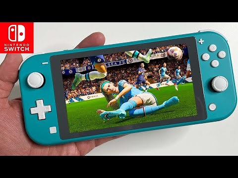 FIFA 23 Nintendo Switch LITE Unboxing & Gameplay