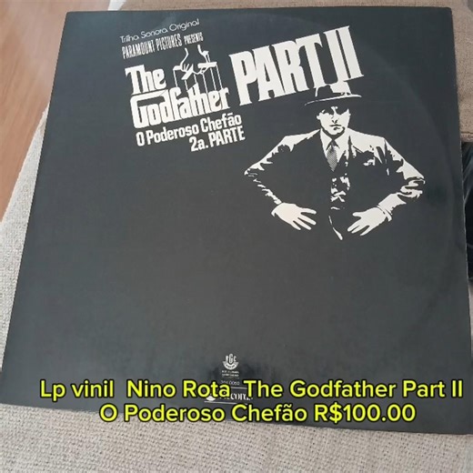 LP Vinyl Nino Rota – The Godfather Part II Soundtrack The Godfather Part 2