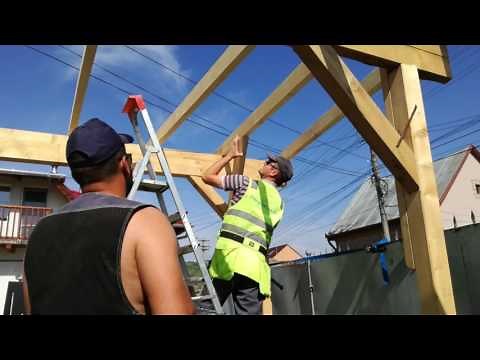 carport garaj de lemn proces de la A la Z partea 3 a