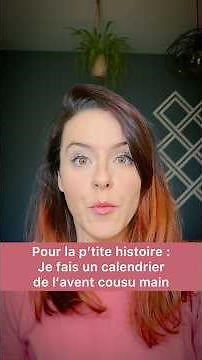 Je fais un calendrier de l’avent cousu main
