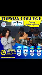 Topmax Training College Enroll now for a Computer Engineering Course and become a digital pro! Study at any of our Nairobi (Pipeline, Umoja) or Nakuru (Bahati, Maili-Sita) campuses. Call: 0720-662-991 / 0719-429-208 www.topmaxtrainingcollege.ac.ke Topmax Training College - A Hub of Academic Excellence | Topmax Training College . | Facebook