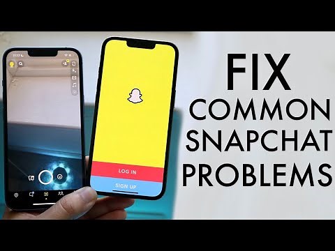 How To Fix Common Snapchat Problems!