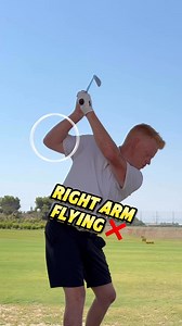 Why Your Elbows Are Ruining Your Swing (and How to Stop It) 🏌️‍♂️🔥 One of the most common issues I see when teaching online 🎥 — early elbow separation. The right elbow flies at the top, you lose connection, and the club often crosses the line. From here, you’re forced into compensations:⚠️ Pulling down steep ➡️ vertical shaft ➡️ late shallowing ➡️ open face.⚠️ Rarely, some even go straight over the top from here.Yes, golfers like Scottie Scheffler and Jack Nicklaus made it work… but that does