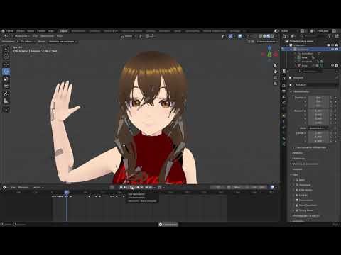 Animation 3D vrm test FR