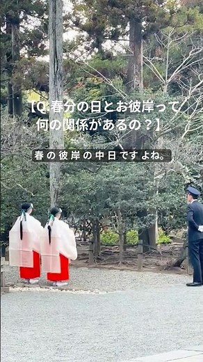 【Q.どうして春分の日はお彼岸なの？】【神社⛩️と漢方】 #漢方 #今日から開運 #神社#春分 #彼岸