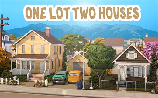 【搬运】模拟人生4速建丨NOCC丨One Lot Two Houses by SimLicy