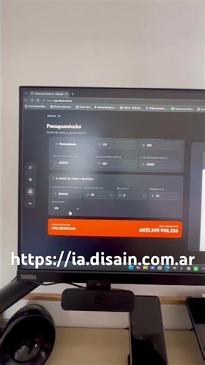 Proba nuestra segunda versión de la calculadora con presupuestador PDF, en https://ia.disain.com.ar