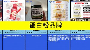 虎扑评分,蛋白粉品牌top排行榜