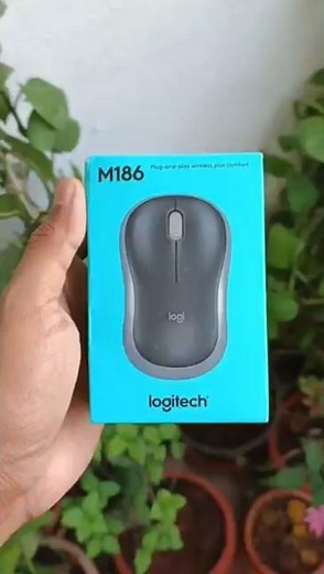 Logitech M186 Wireless Mouse 😱/Unboxing M186 Wireless Mouse/ #viral #trending #subscribe #shorts