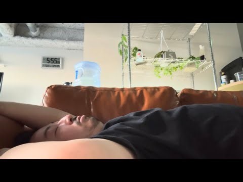Passed Out on the Sofa After Lunch | 50min Snoring ASMR | Real Sleep Apnea & Heavy Breathing