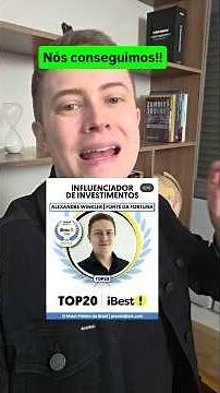 WE MADE THE TOP 20 BEST INVESTMENT INFLUENCERS IN BRAZIL!!
