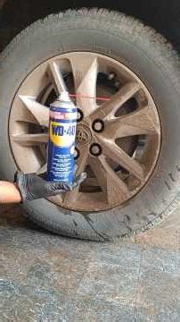 wd-40 clean alloy wheel?|#car #automobile #repairinglifeisbutadream#how #detailing#carwash#repairing