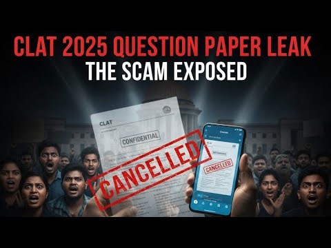 Clat question paper leak !!