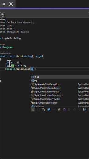 Automorphic Number in C# | Logic Building Challenge 💡 #shorts #relaxingmusic #adventur #chillout