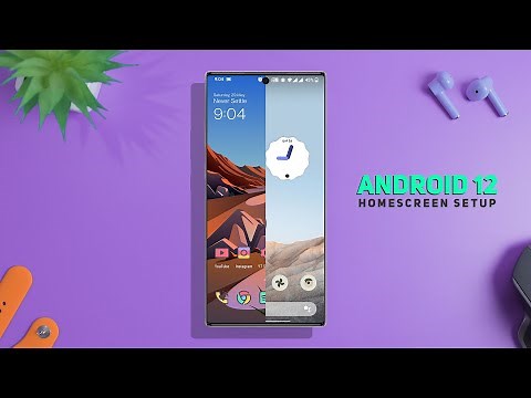 How to Get Android 12 Look on Any Android device | Android 12 Homescreen Setup
