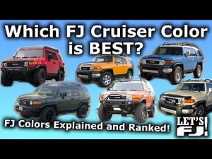 Every FJ Cruiser Color Ever Offered! - Paint Codes, Ranking, History, and More!