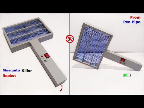 How To Make Mosquito killer Bat At Home || Mosquito Killer Racket Homemade