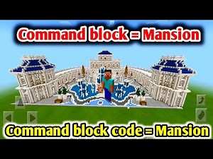 I instantly built a Castle in Minecraft with the use of Command block