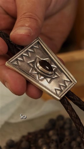 ✨ Look at how Phil makes a bolo tip. We hand make everything you see at TSKIES! ✨ #sterlingsilverjewelry #turquoisejewelry #southweststyle #uniquejewelry #foryou #howto | T.Skies Jewelry