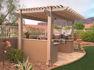 Small Free-Standing Garden Spot Pergolas - Garbrella Pergolas