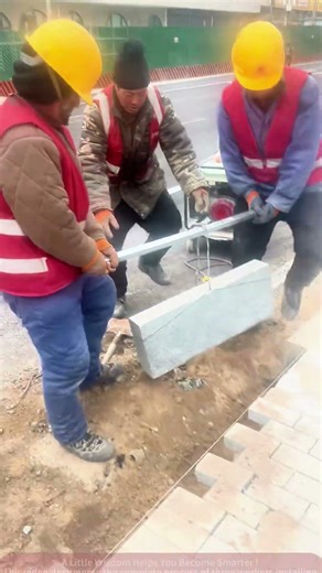 Curb Installation Challenging See How Workers Solve Alignment Issues—Tools + Methods Are Super Pract