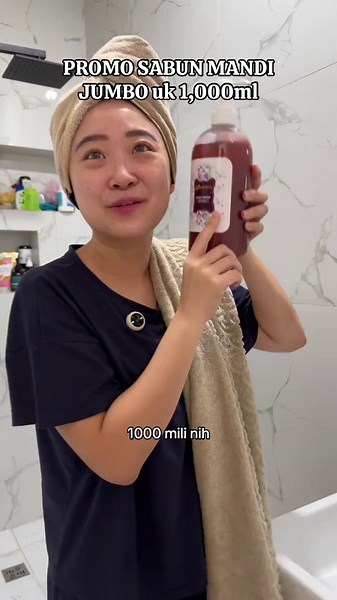 Promo Sabun Mandi Jumbo 1 Liter untuk Cewek