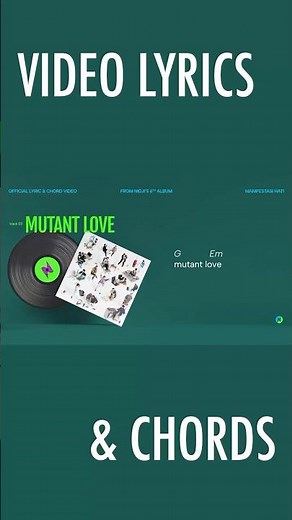 Mutant Love (Official Lyric & Chord Video) #shorts