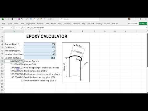 Epoxy Tubes Calculator