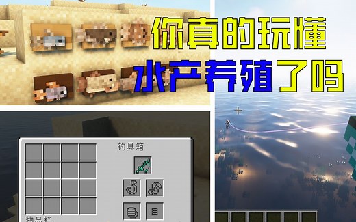 彩色鱼线，钓竿自定义，鱼类展示，你真的玩懂水产养殖了吗？——你一定没玩过的模组介绍