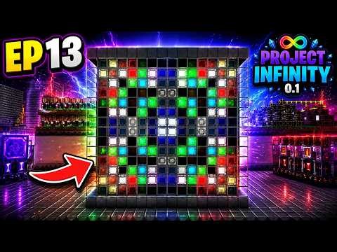 1EP 13: Void Miners OP! ⚡ Fission Reactor Build 😱 | Project Infinity 0.1 (Skyblock)