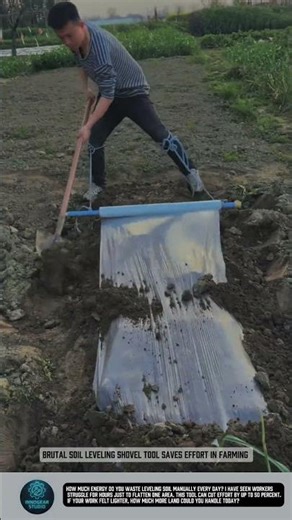 Brutal Soil Leveling Shovel tool saves effort in farming #tools