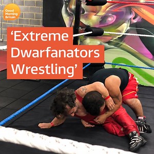 46K views · 72 reactions | American pro-wrestler hits out at calls to ban 'Extreme Dwarfanators Wrestling' here in the UK, after accusations it 'reinforces stereotypes'. | Good Morning Britain | Facebook