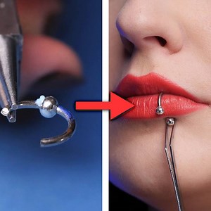 12M views · 35K reactions | Pain-free Fake Piercing Hacks! | Lady Panda | Facebook