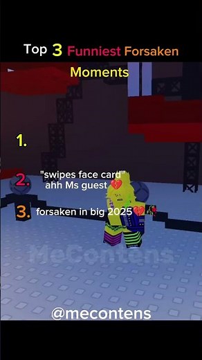 Top 3 Funniest Forsaken Moments