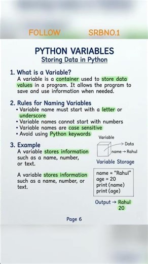 Python Variable #engineering #exam #computereducation #computer #english #education #coding