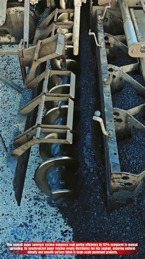 Automation Innovation Asphalt Auger Conveyor Paver Machine for Road Works | workers easy Solution