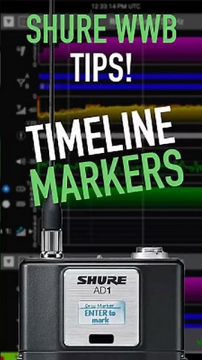 I Use Shure WWB Timeline Markers to Verify RF Coverage #shure #wwb #drewbrashler