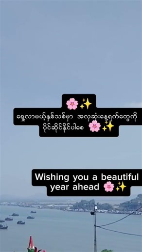 Happy Myanmar New Year 🇲🇲🎉နှစ်သစ်မှာ ပျော်ရွှင်မှုတွေ ပြည့်ဝပါစေ 🌸✨