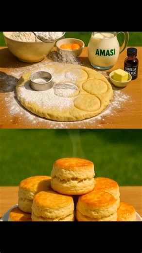 19K views · 14 reactions | Scones 8 cups of flour 10 Tsp of baking powder 3 large eggs (1extra for egg wash) 1 cup suga 2 cups amasi 500g baking margarine 2Tsp of vanilla essence FuII Recıpe in Fırsτ Coʍmеոτ  Enjoy ❤️ | Easy Recipes | Facebook