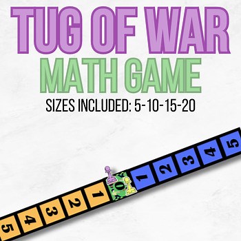 Tug of War, Math Game, Addition Game, Subtraction Game, Partner Game