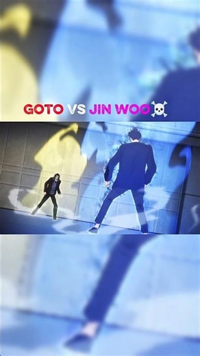 Jin-Woo vs Goto 🔥l Shadow Monarch vs Hunter #shorts