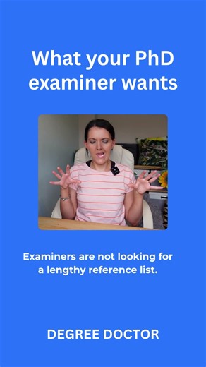 Your PhD examiner is looking for sound academic judgement, how do you give them that?